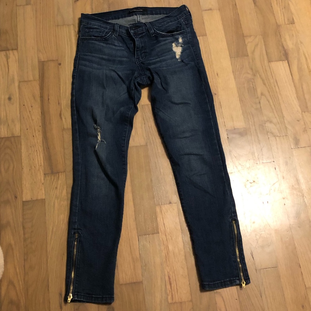 Flying monkey dark zipper jeans sz 27